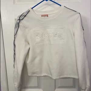 hunter cropped crew neck